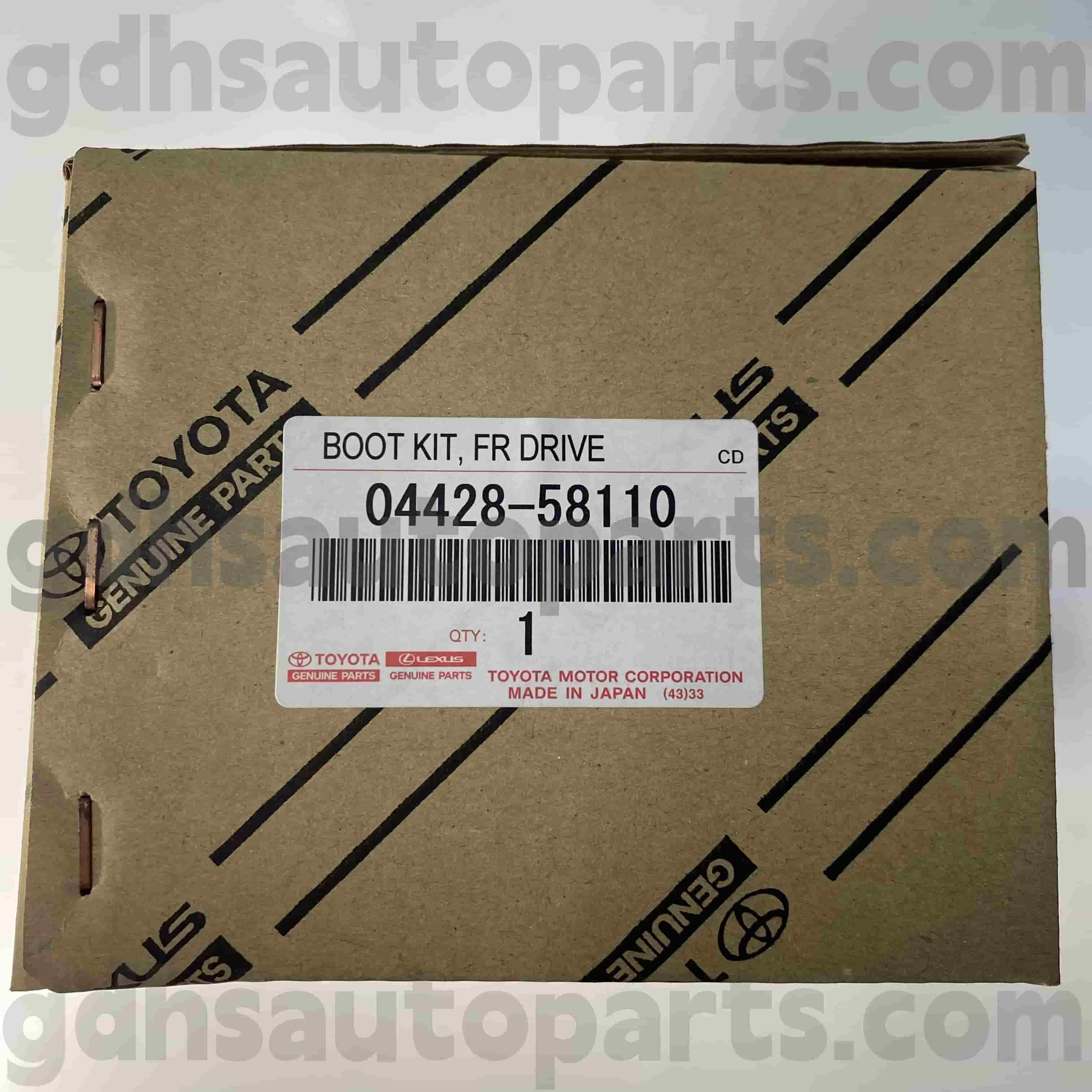 04428-58110 Toyota စစ်မှန်တဲ့အစိတ်အပိုင်းများရှေ့မောင်း -and drive-side cv boot, Lexus lm351 ကိုယ်ထည်အမှတ်။ ggh30