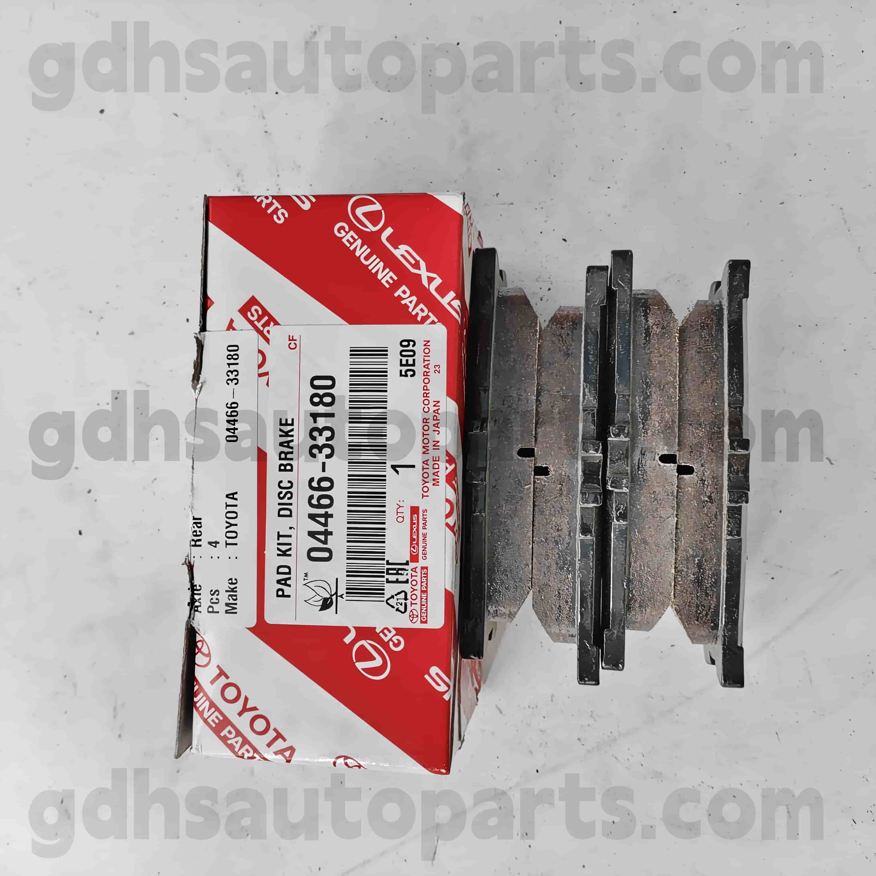 044666-33180 Camry အတွက် Toyota စစ်မှန်သောအစိတ်အပိုင်းများနောက်ဘရိတ်နေရာ, Lexus ES240 / 350 ကိုယ်ထည်မရှိပါ။ ahv40..jpp