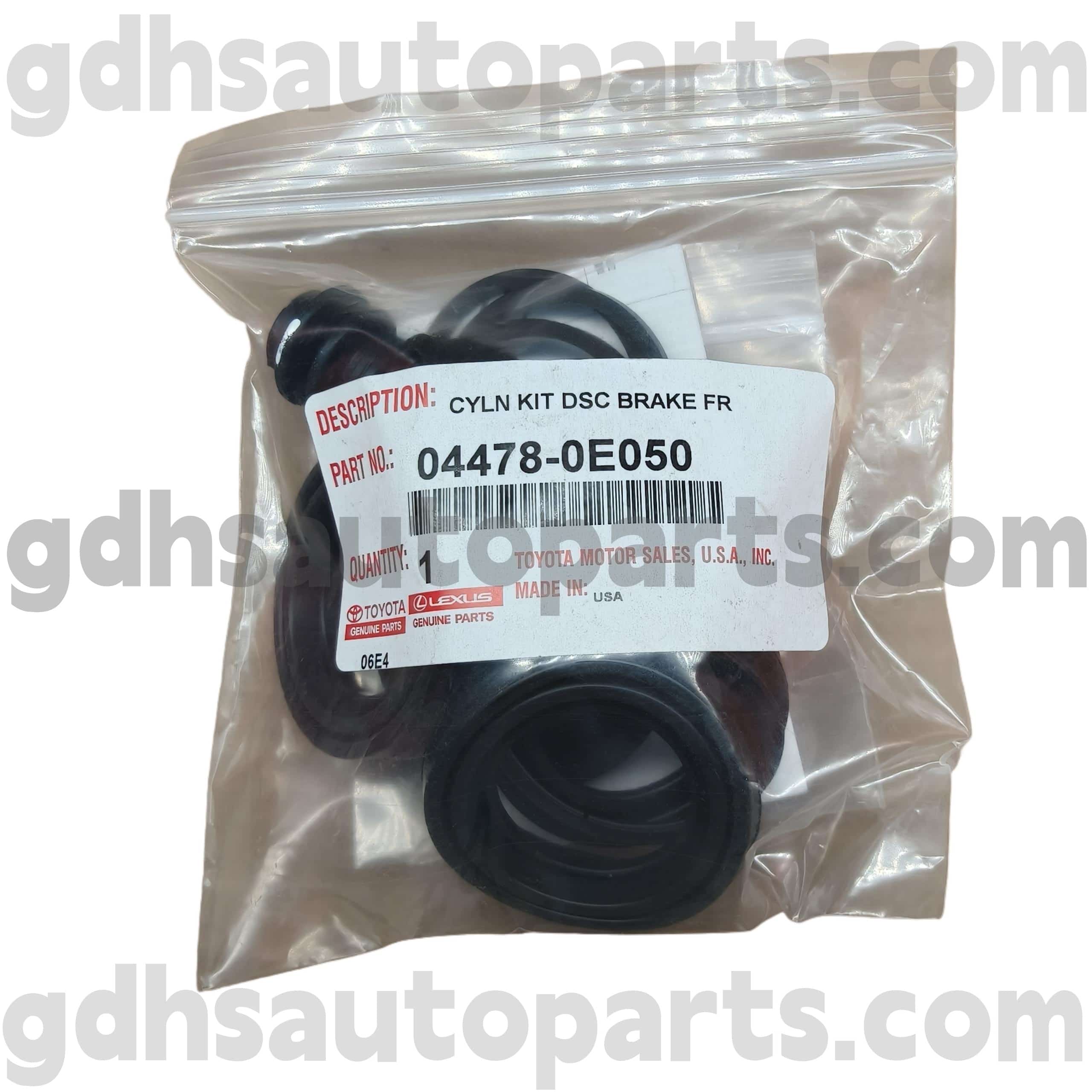 04478-0E050 Toyota စစ်မှန်သောအစိတ်အပိုင်းများရှေ့ဘရိတ်ဆလင်ဒါ Sienna အတွက်ပြင်ဆင်မှုကိရိယာများ, Asu50, GSU5 #