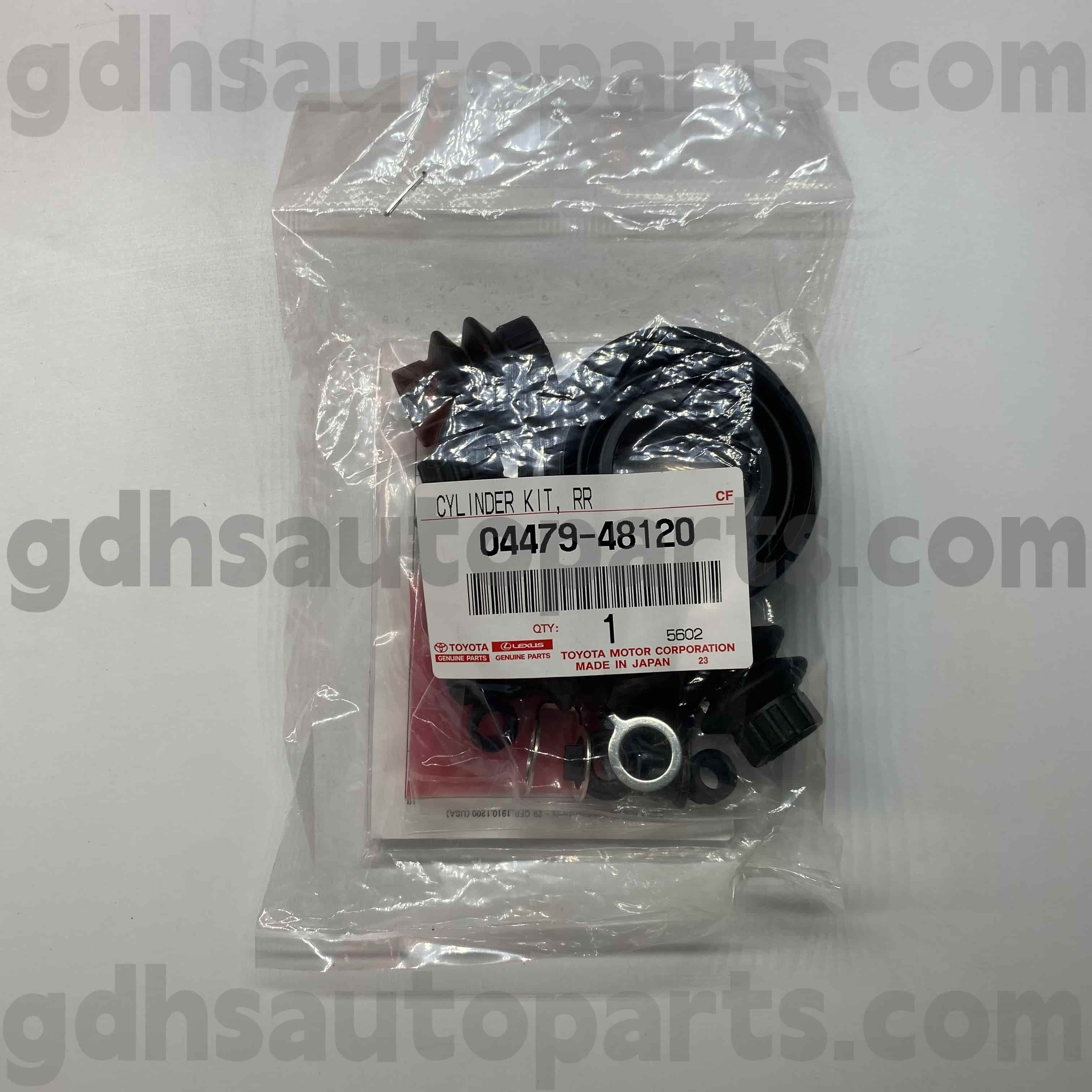 04479-48120 Toyota စစ်မှန်တဲ့အစိတ်အပိုင်းများနောက်ဘရိတ်ဆလင်ဒါကိုရွှေ Highlander (JPP) ကိုယ်ထည်အတွက်ပြင်ဆင်ခြင်း။ gsu4z
