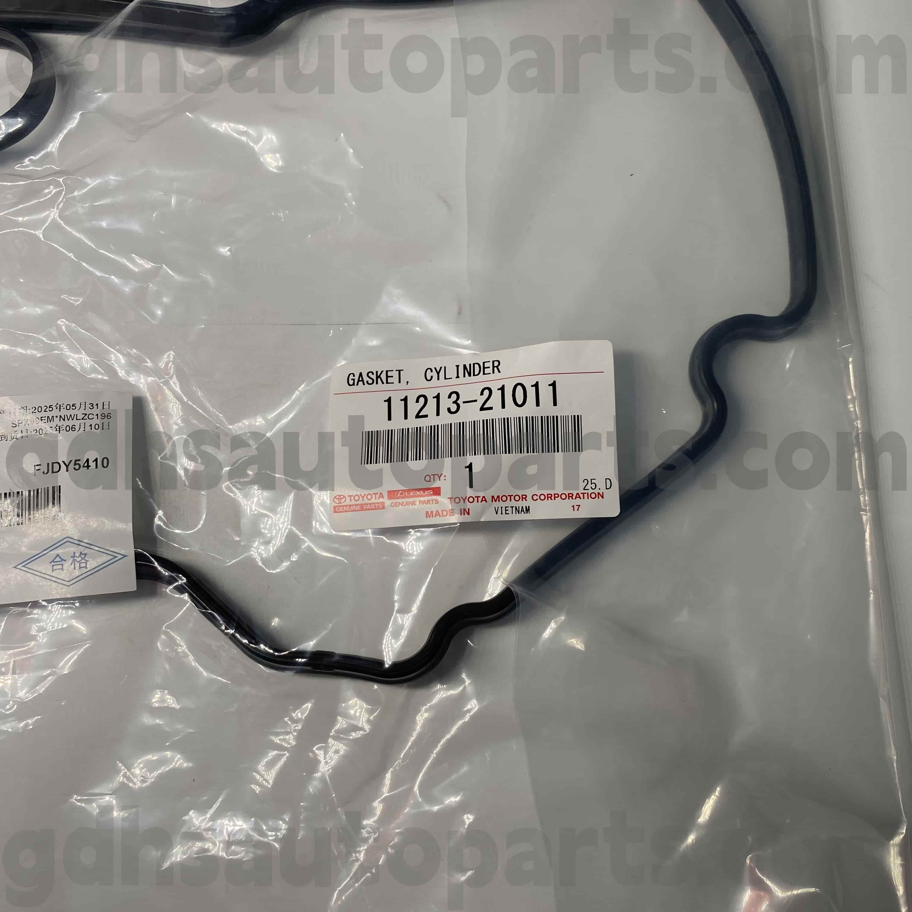 11213-21011 Toyota စစ်မှန်သောအစိတ်အပိုင်းများ Valve Corolla အာကာသယာဉ်, Prius, Yaris ကိုယ်ထည်အတွက်ရာဘာလက်စွပ်ကိုဖုံးလွှမ်းထားသည်။ nhw20 ncp90 92