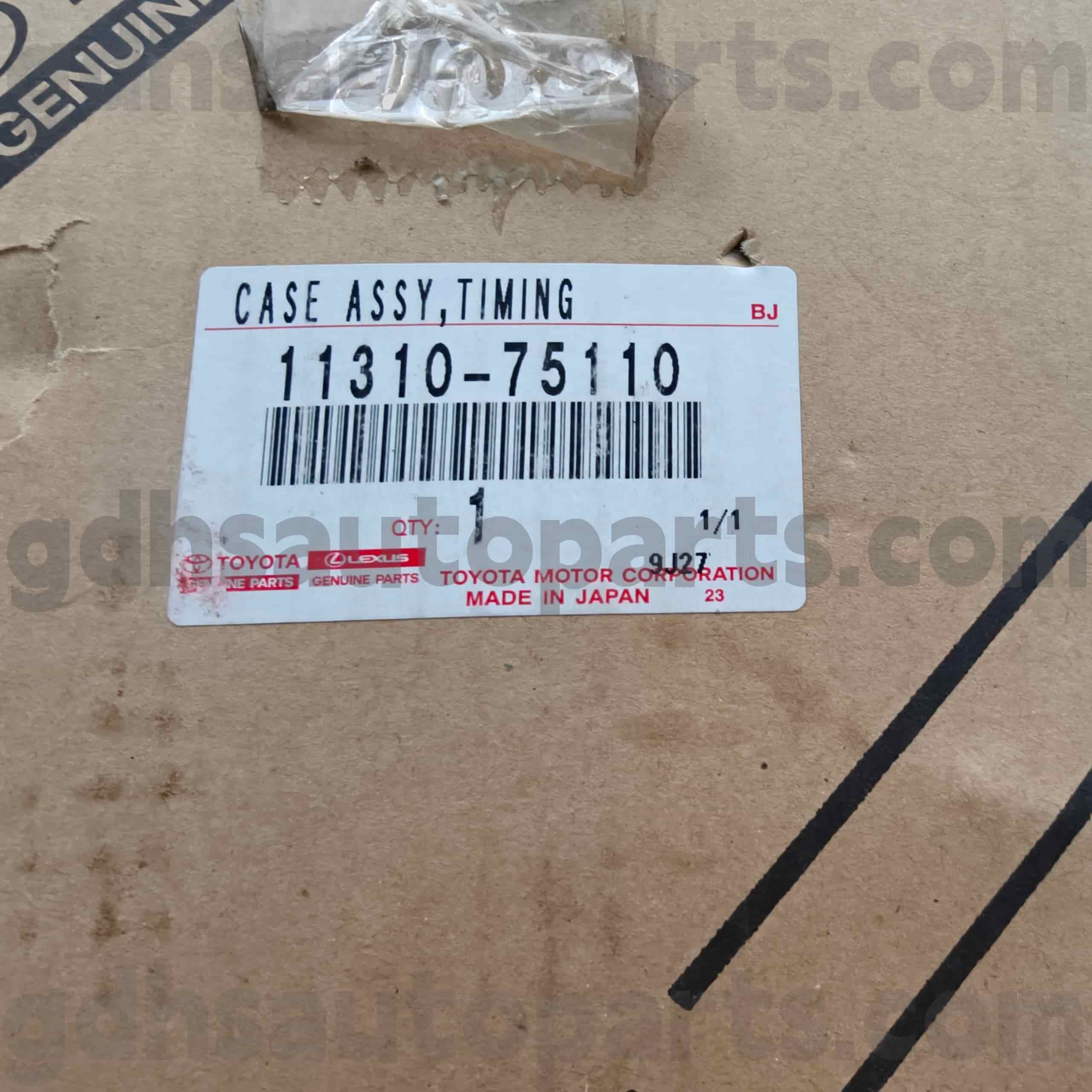 11310-75110 LAND CRUISER PRADO, TACOMA Chassis NO.TRJ150 အတွက် Toyota စစ်မှန်သော အစိတ်အပိုင်းများ Timing Cover