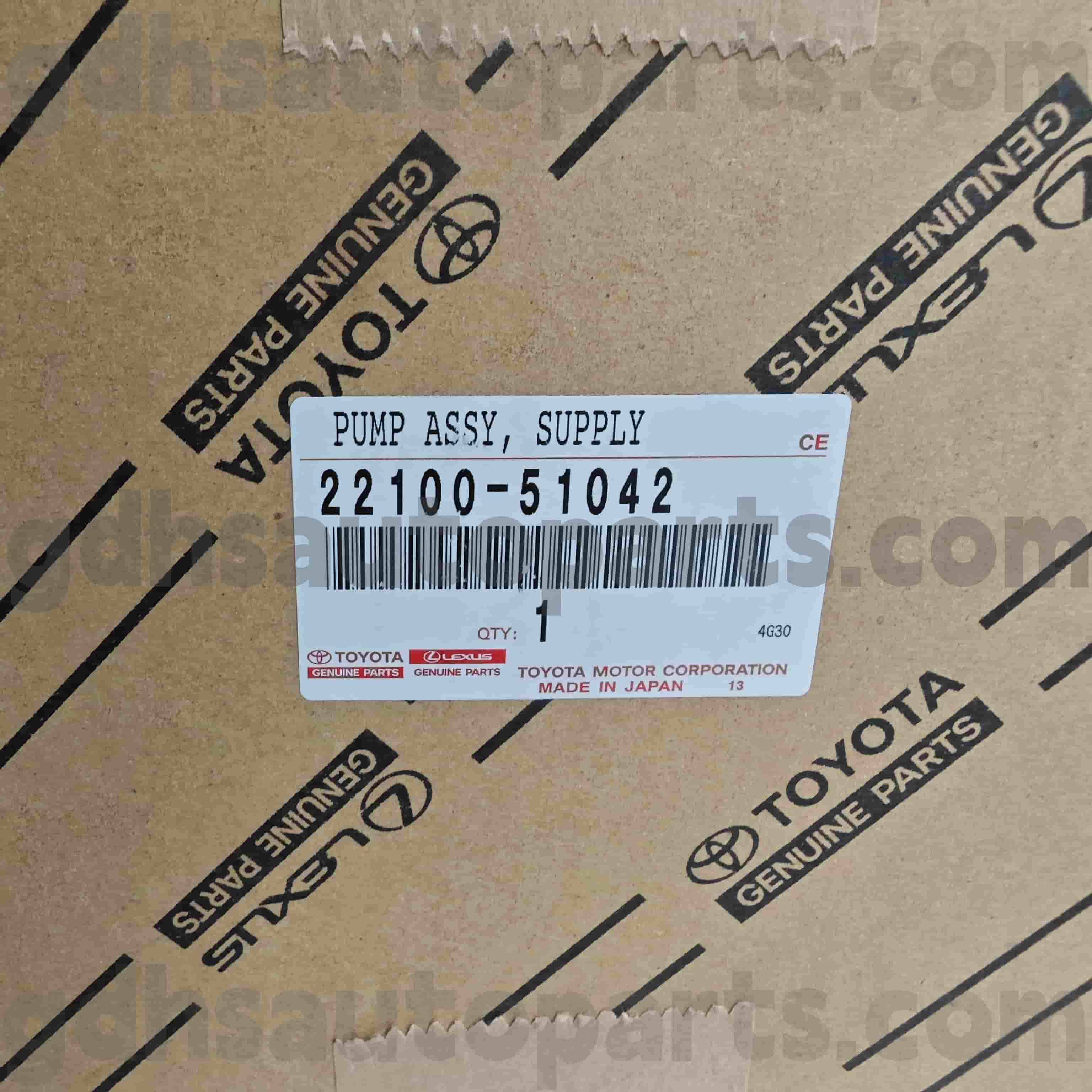 22100-51042 Toyota စစ်မှန်တဲ့အစိတ်အပိုင်းများ Land Cruiser, LX450D / 570 အတွက်ဖိအားပေးမှုရေနံစုပ်စက်