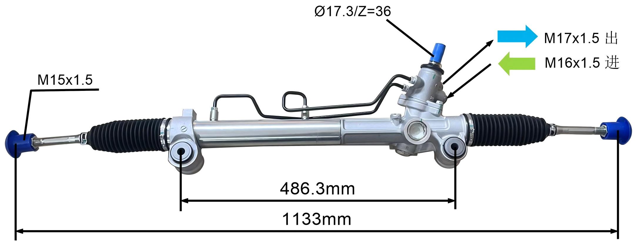 44200-06280 မော်တော်ကားစတီယာရင်ဂီယာ