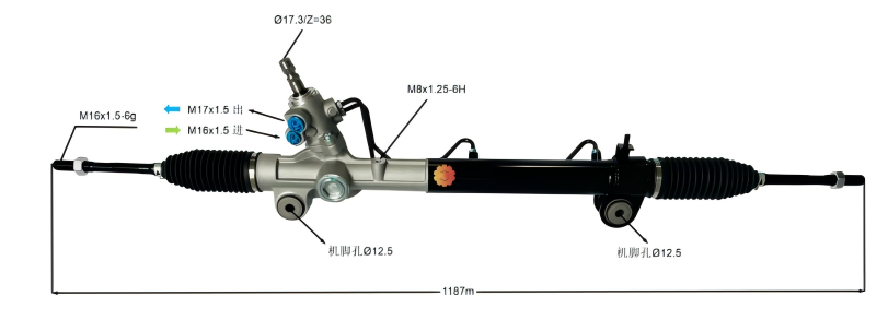 44200-08040 မော်တော်ကားစတီယာရင်ဂီယာ