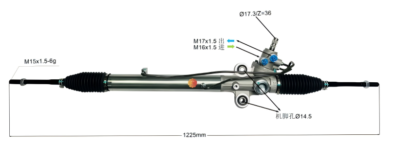 44200-26233 မော်တော်ကားစတီယာရင်ဂီယာ