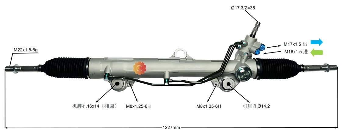 44200-60170 မော်တော်ကားစတီယာရင်ဂီယာ