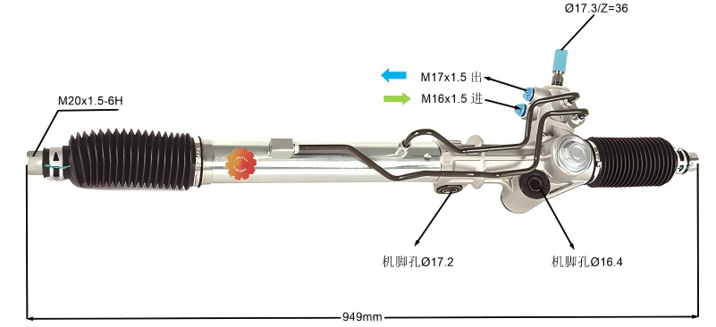 44250-60012 မော်တော်ကားစတီယာရင်ဂီယာ