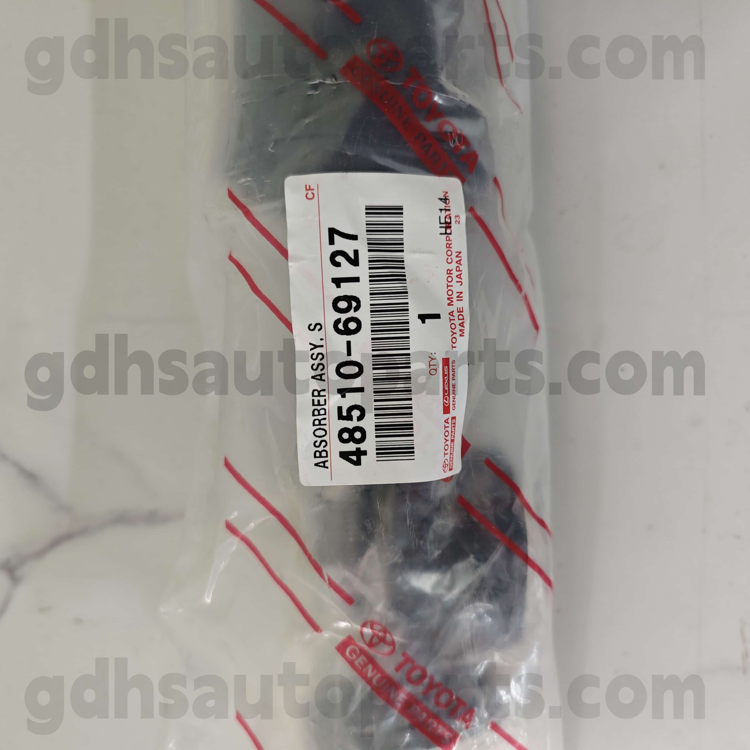 48510-69127 Toyota စစ်မှန်တဲ့အစိတ်အပိုင်းများ Land Cruiser, Land Cruiser 100, Lexus LX470 ကိုယ်ထည်အတွက်ရှေ့တန်း strut aplecttly hdj101, uzj100